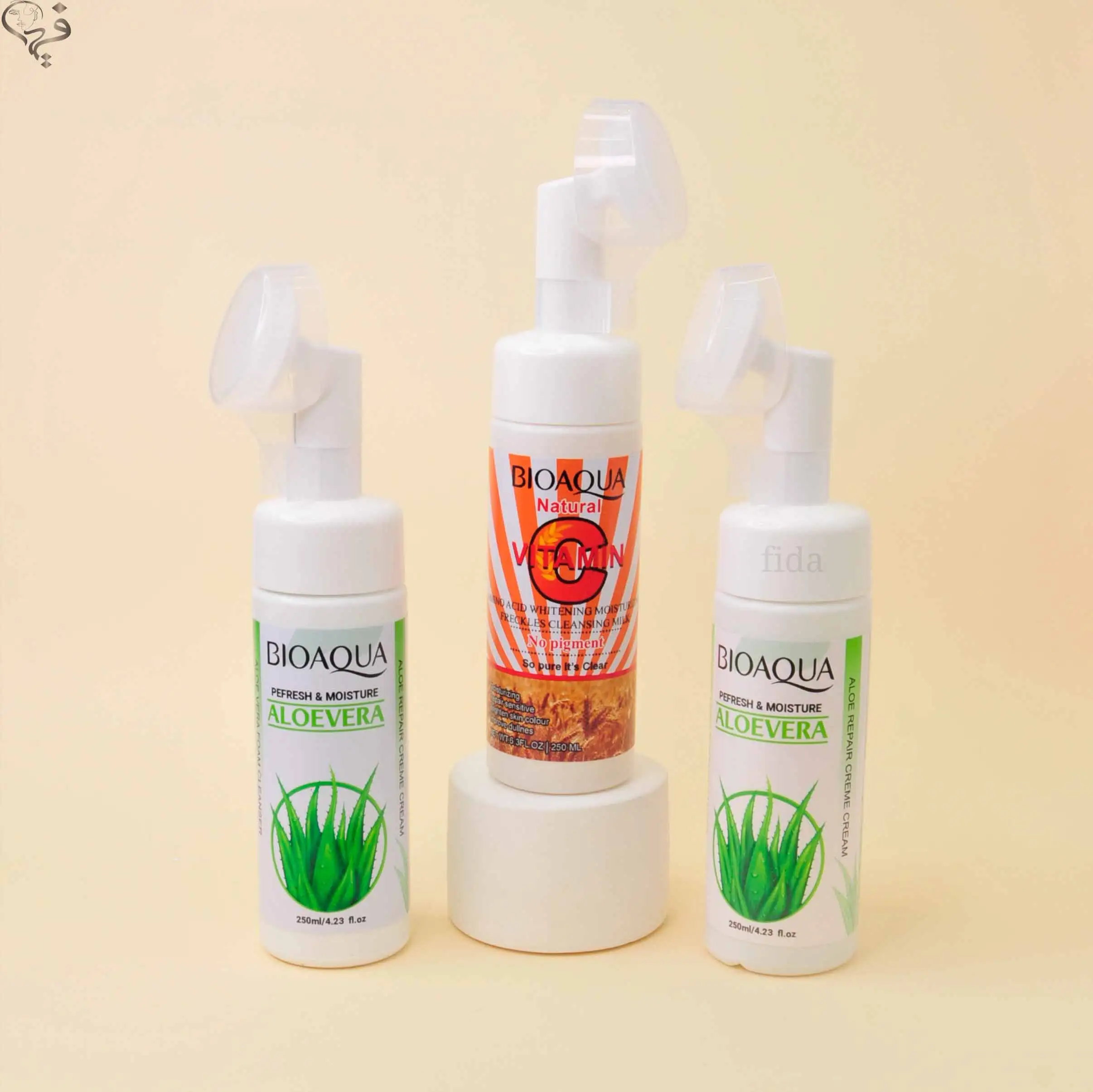 فوم براش دار آلوئه ورا و ویتامین سی بیواکوا Bioaqua 