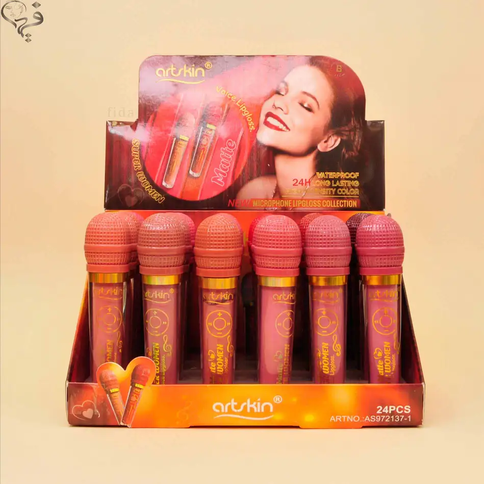 رژ لب مایع آرت اسکین طرح میکروفون artskin