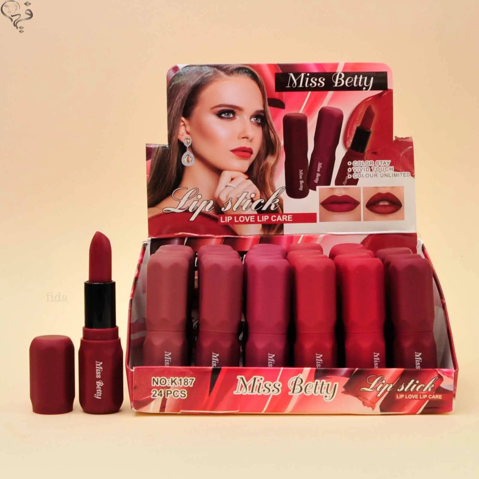 پک رژ لب جامد میس بتی Miss betty 