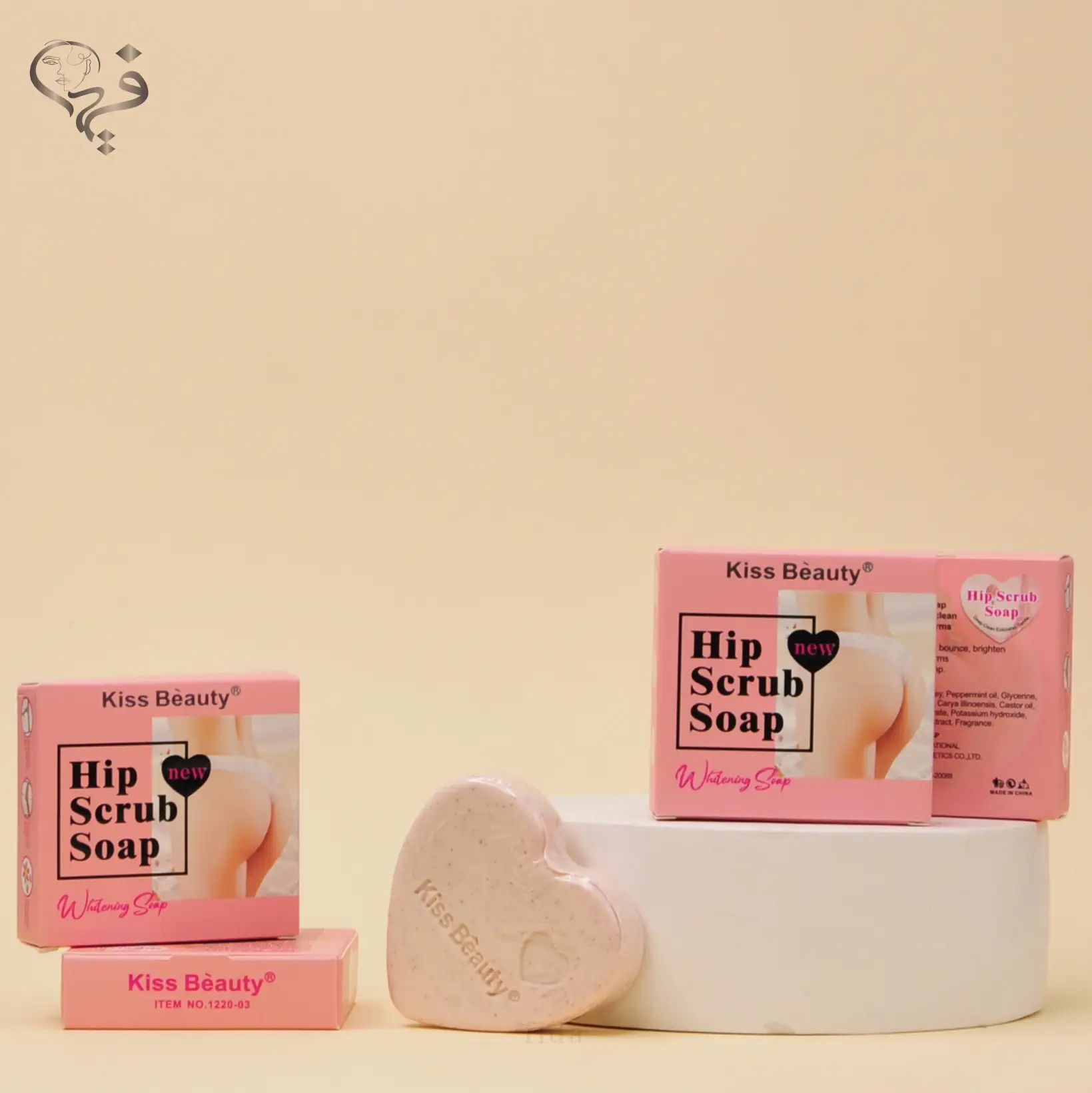 صابون اسکراب باسن کیس بیوتی Kiss beauty