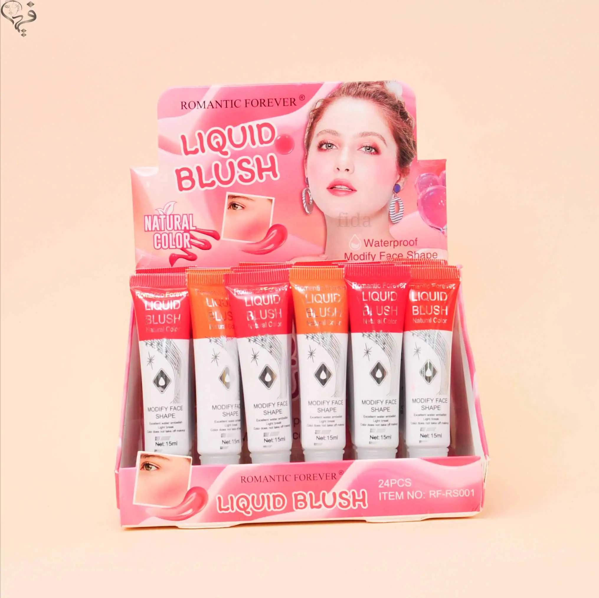 رژ گونه مایع تیوپی رمانتیک فور اور romantic forever 