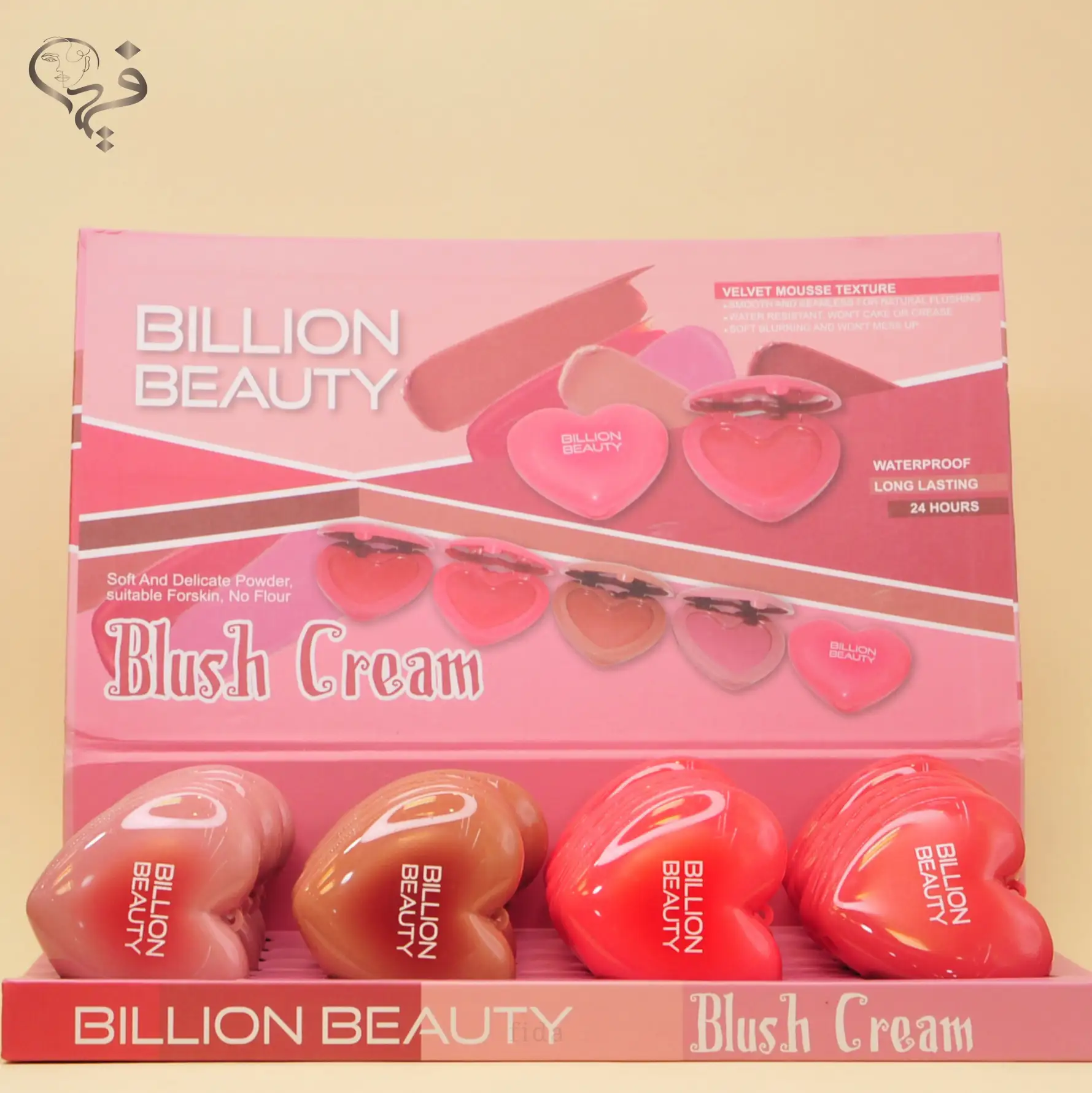 رژ گونه قلبی بیلیون بیوتی Billion beauty 