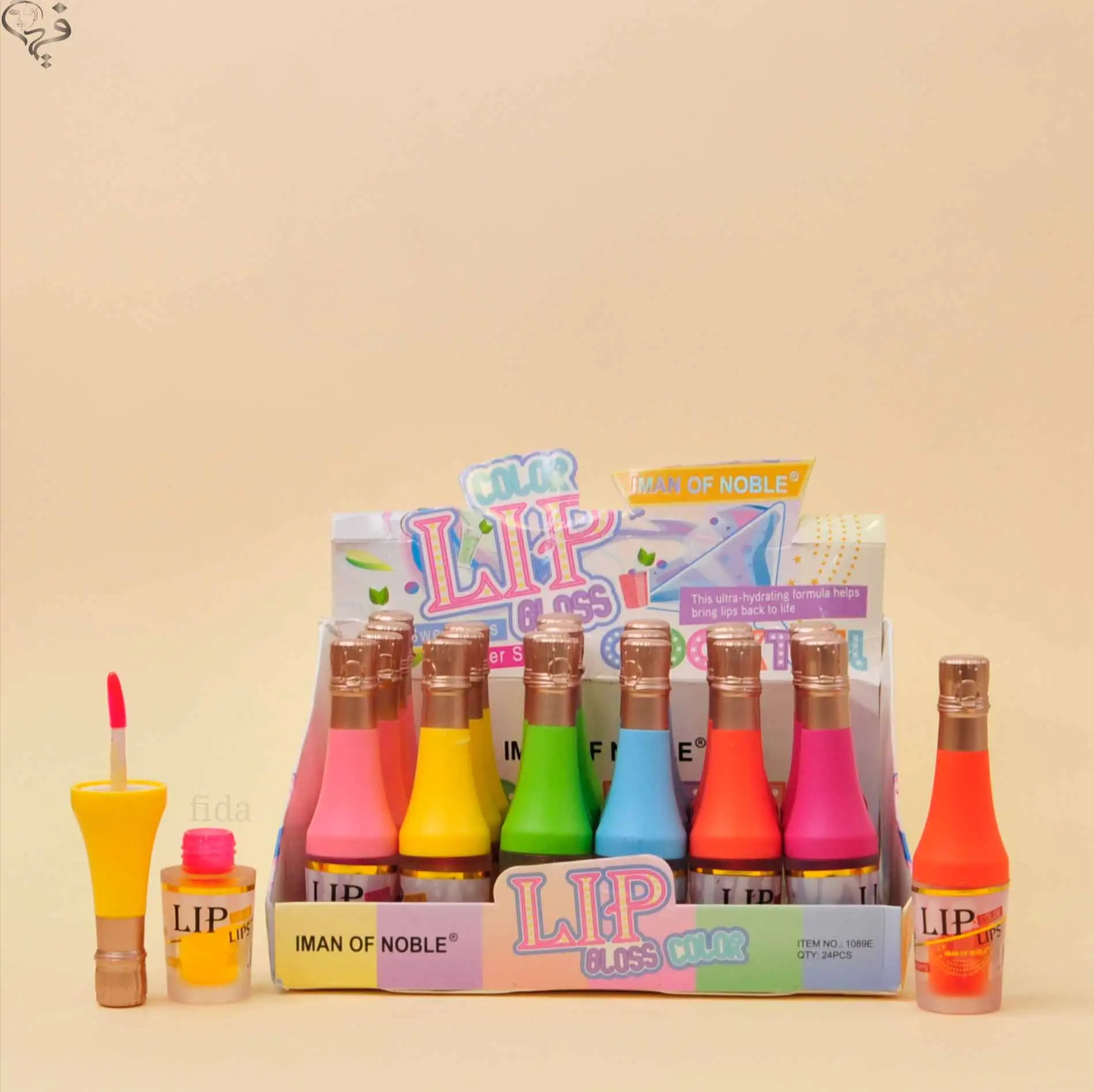 لیپ گلاس نوشابه ای ایمان اف نوبل Iman of noble 