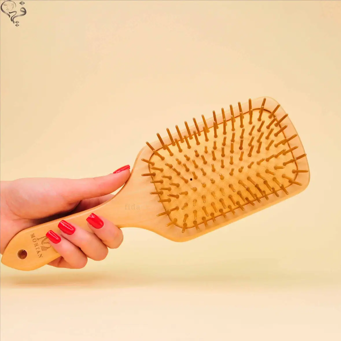 برس چوبی بامبو مستطیلی