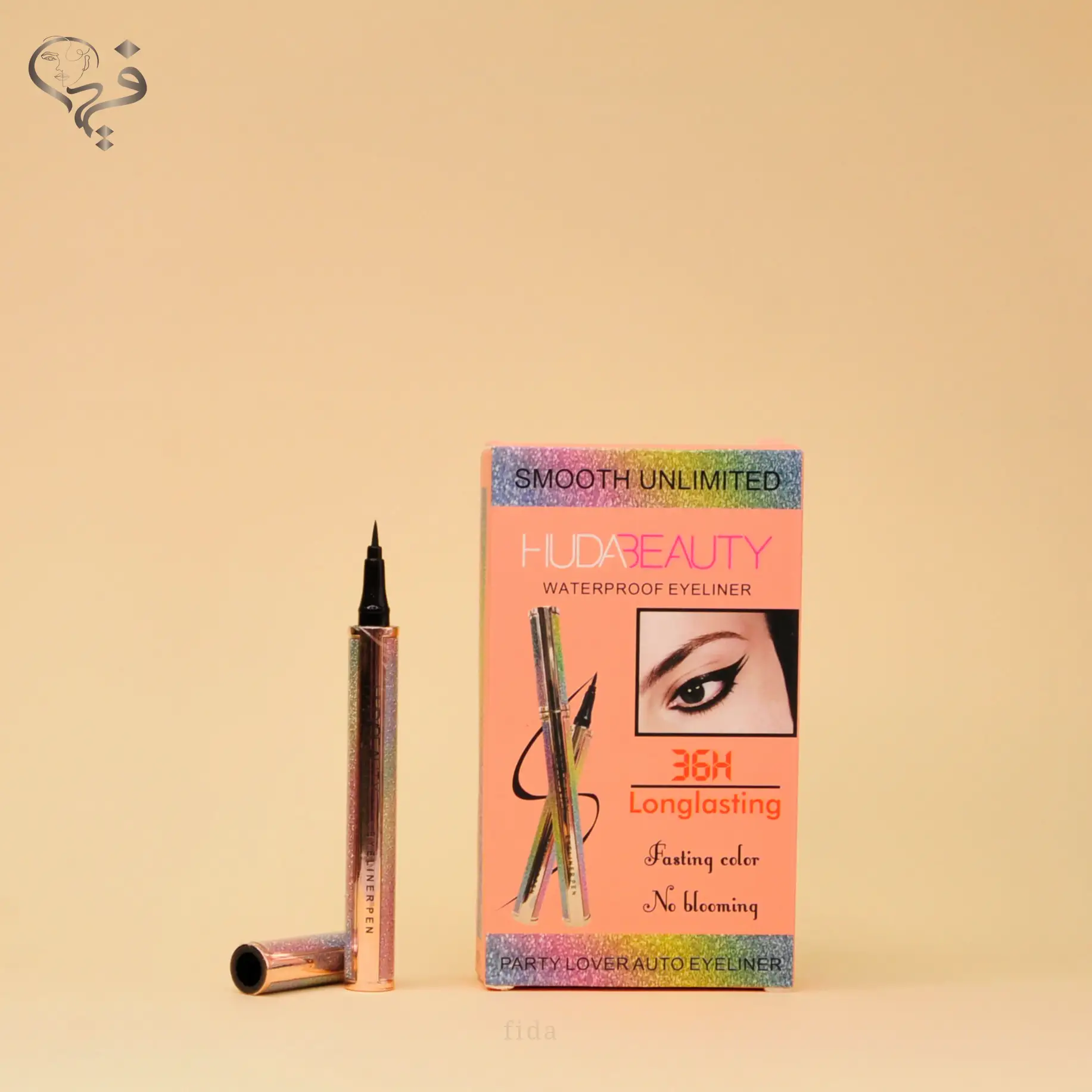 خط چشم ماژیکی هولوگرامی هدی بیوتی Huda beauty