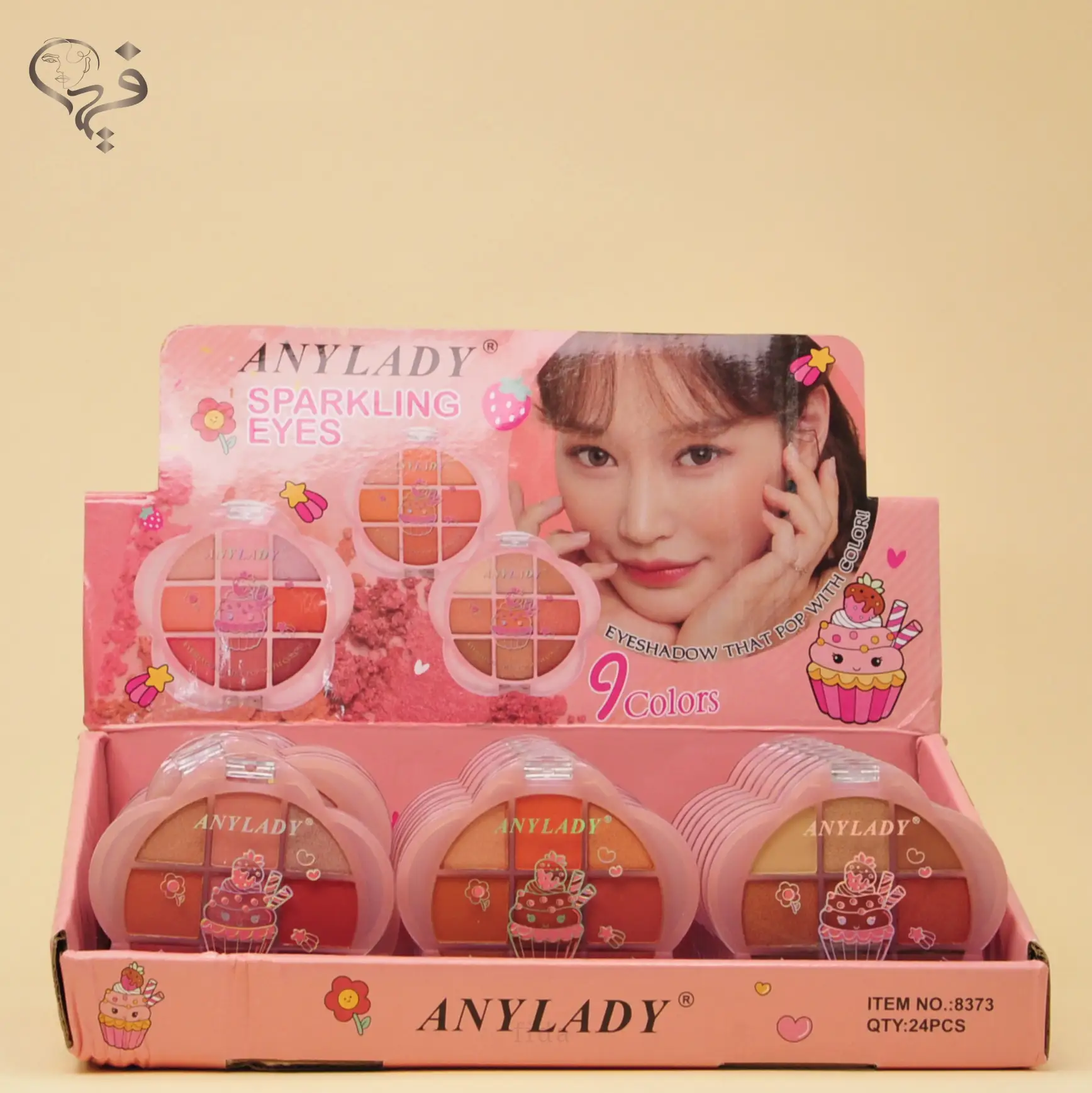 پالت سایه کاپ کیک 9 رنگ آنی لیدی Any lady