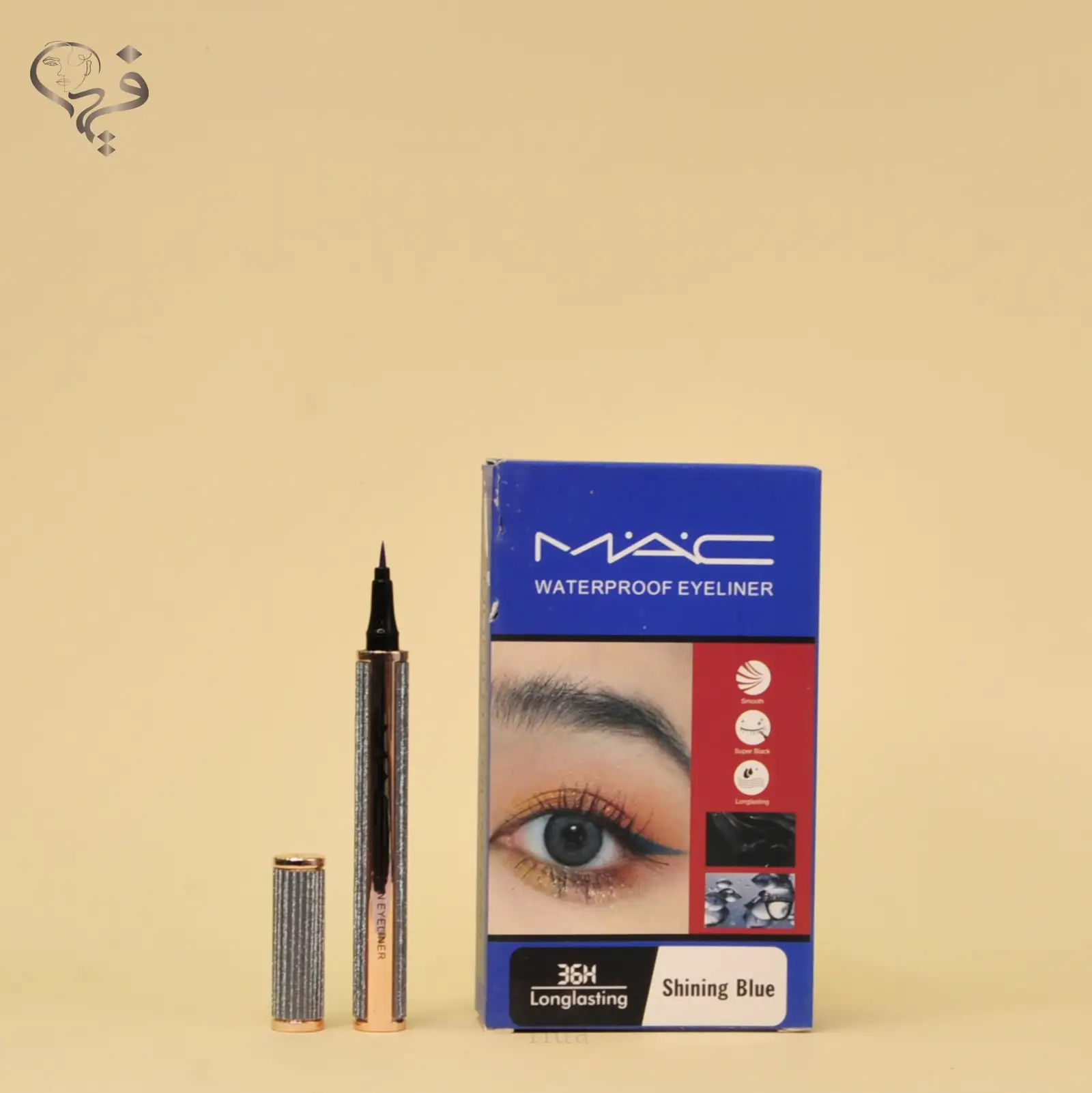 خط چشم ماژیکی آبی مک Mac