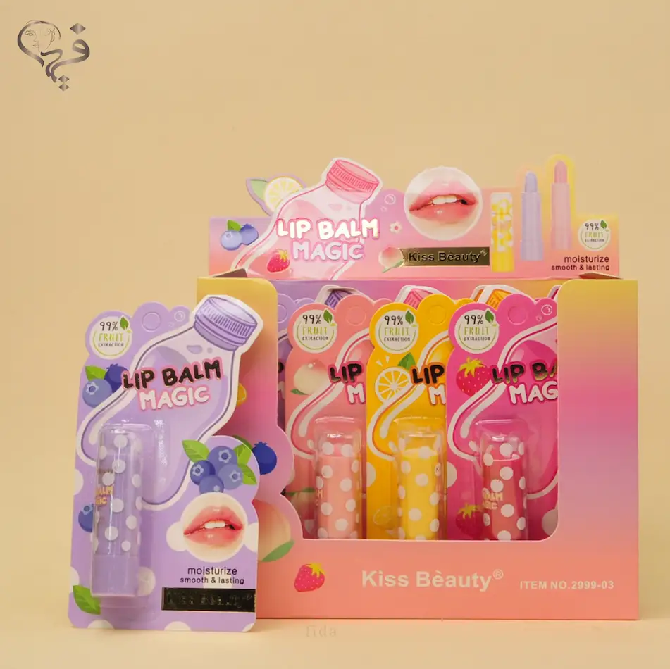 بالم لب كارتی میوه ای کیس بیوتی Kiss beauty