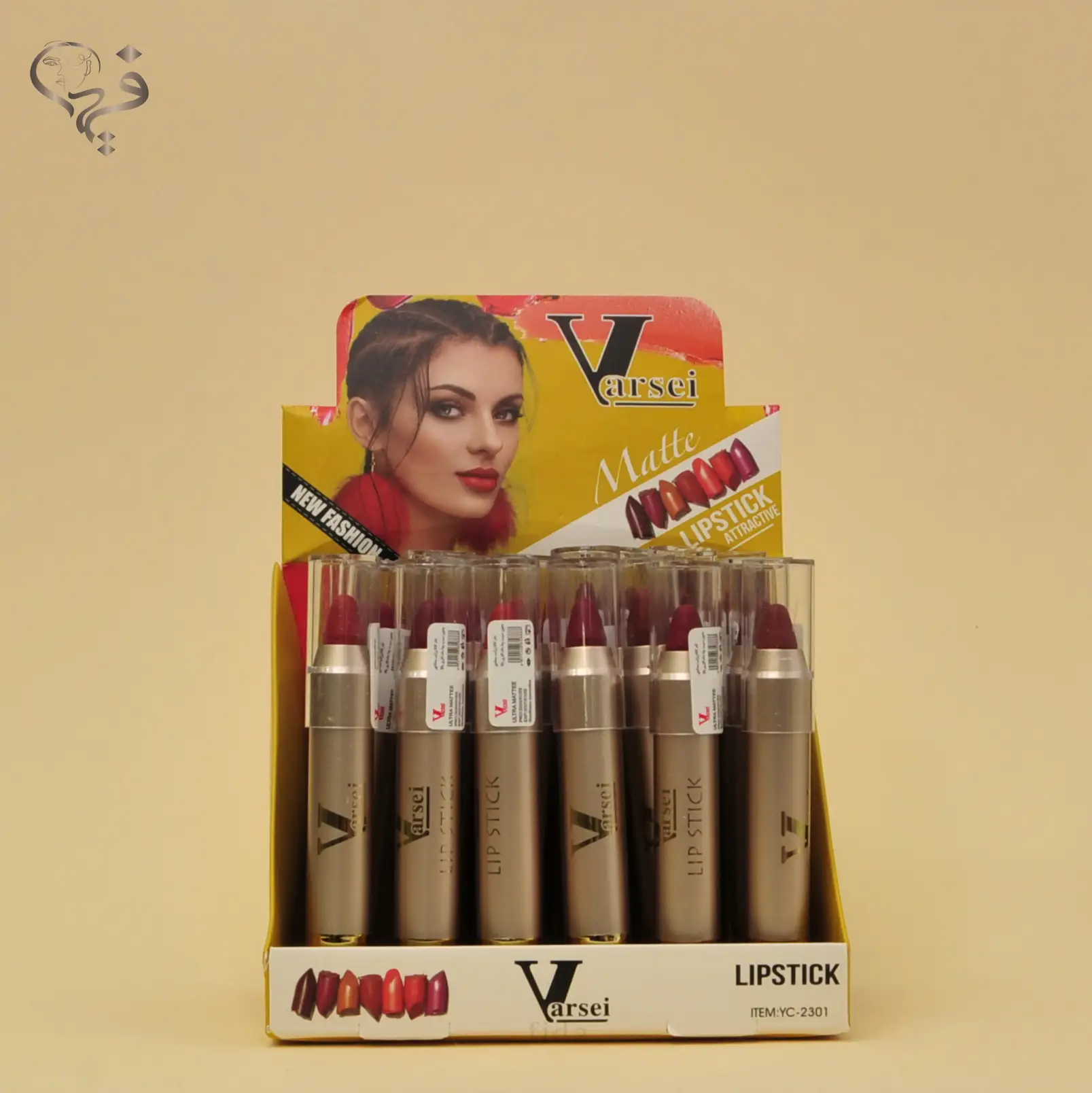 رژ لب مدادی پیچی ورسای طلایی varsei