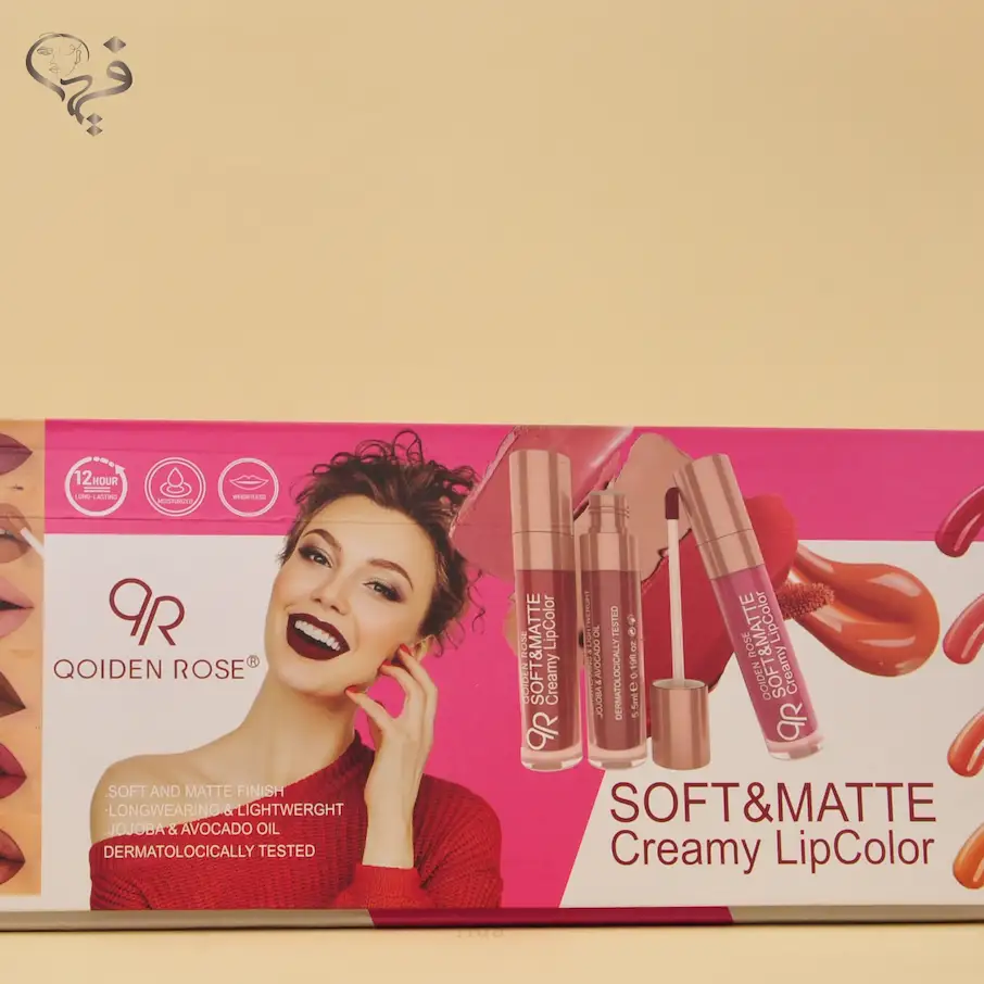پک رژ لب مایع کوئیدن رز طرح دختر Qoiden rose