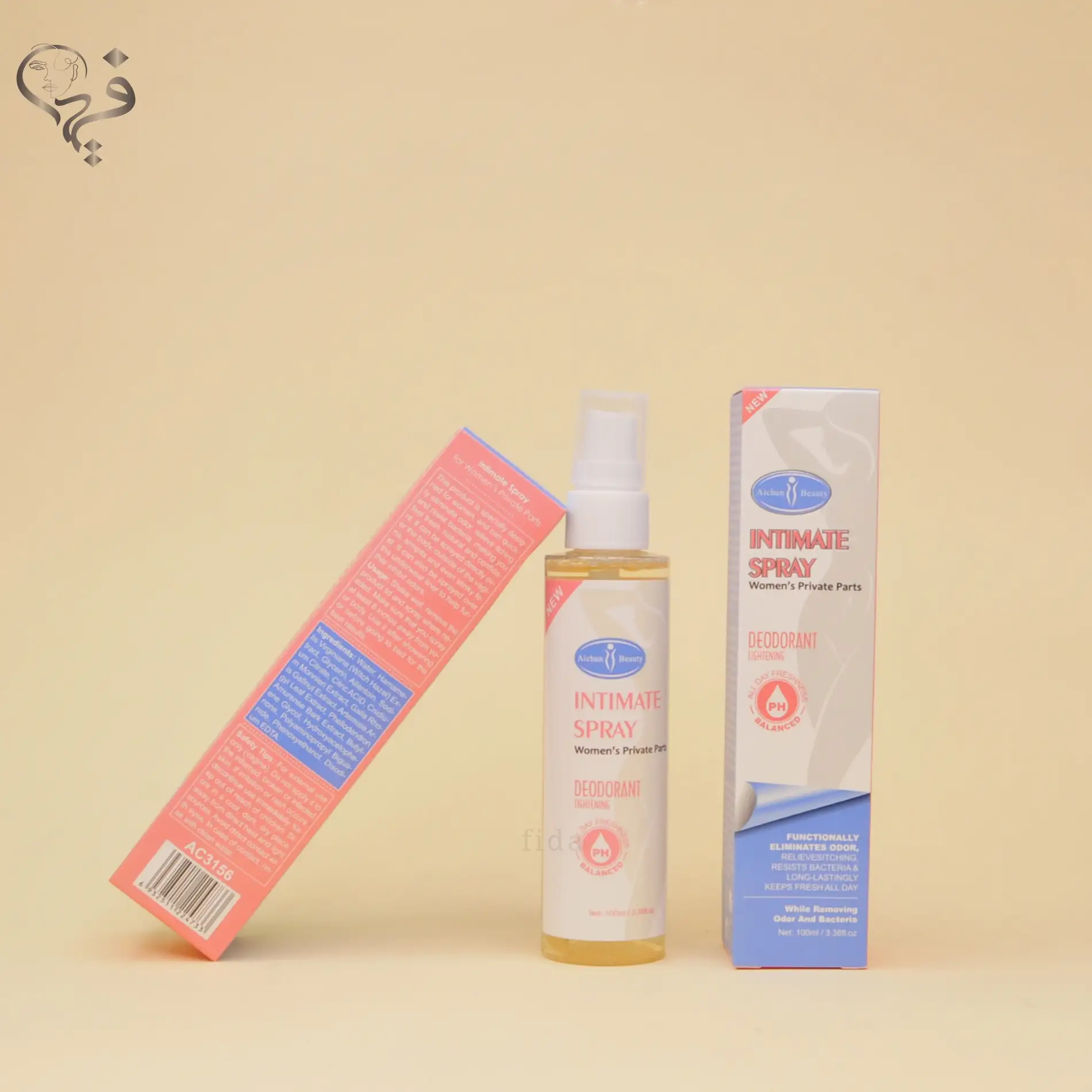 اسپری دئودورانت بهداشتی بانوان آیچون بیوتی Aichun beauty 
