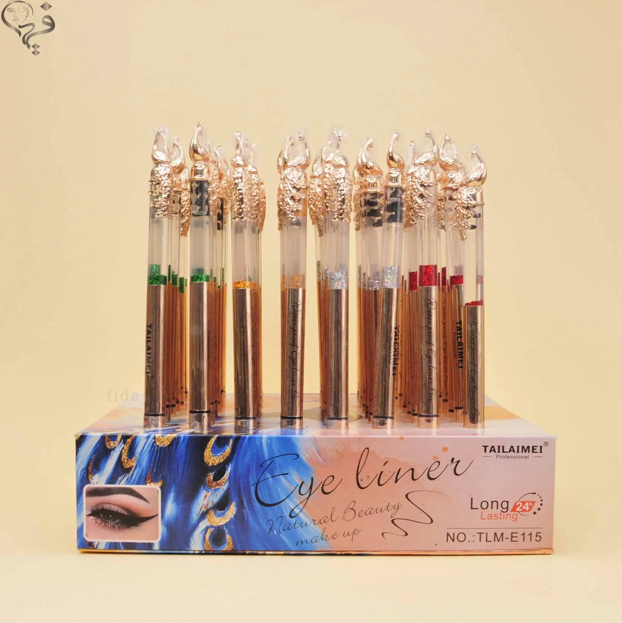 خط چشم ماژیکی تایلامی طرح طاووس Tailamei