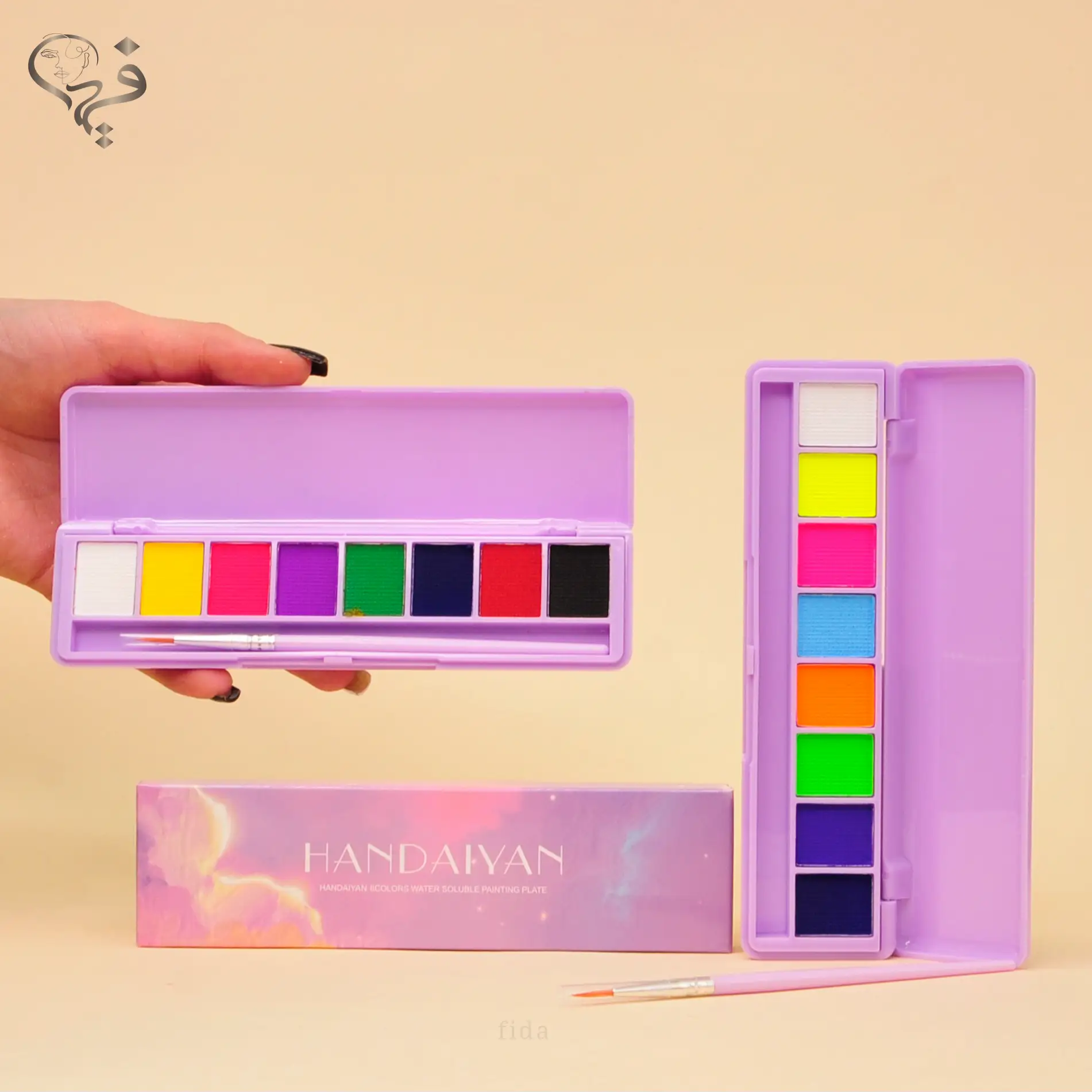 پالت خط چشم آبرنگی هندیان Handaiyan