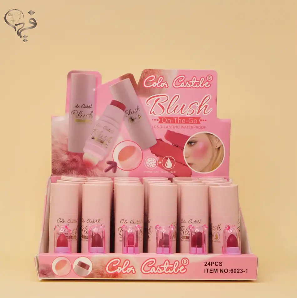 رژ گونه پد دار تستر دار کالرکاستل Color castle