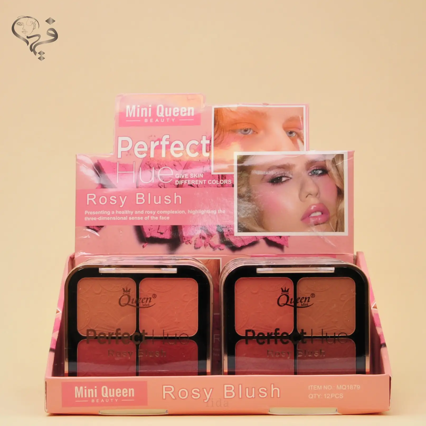 پالت رژگونه 4 رنگ مینی کویین Mini Queen 