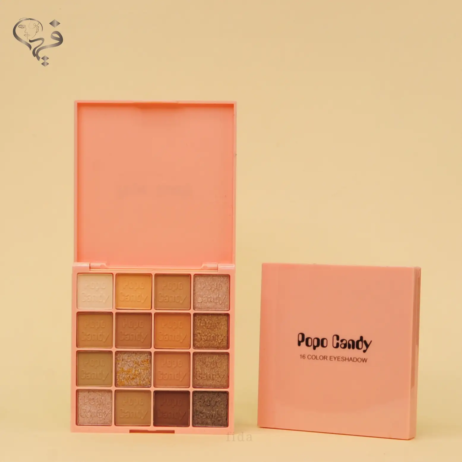 سایه 16 رنگ پوپو کندی جلد صورتی Popo candy 