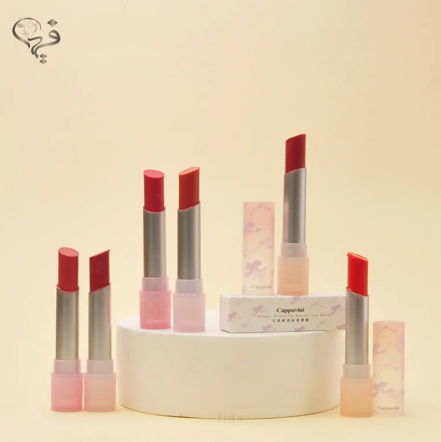 رژ لب خیس طرح پاپیون cappuvini