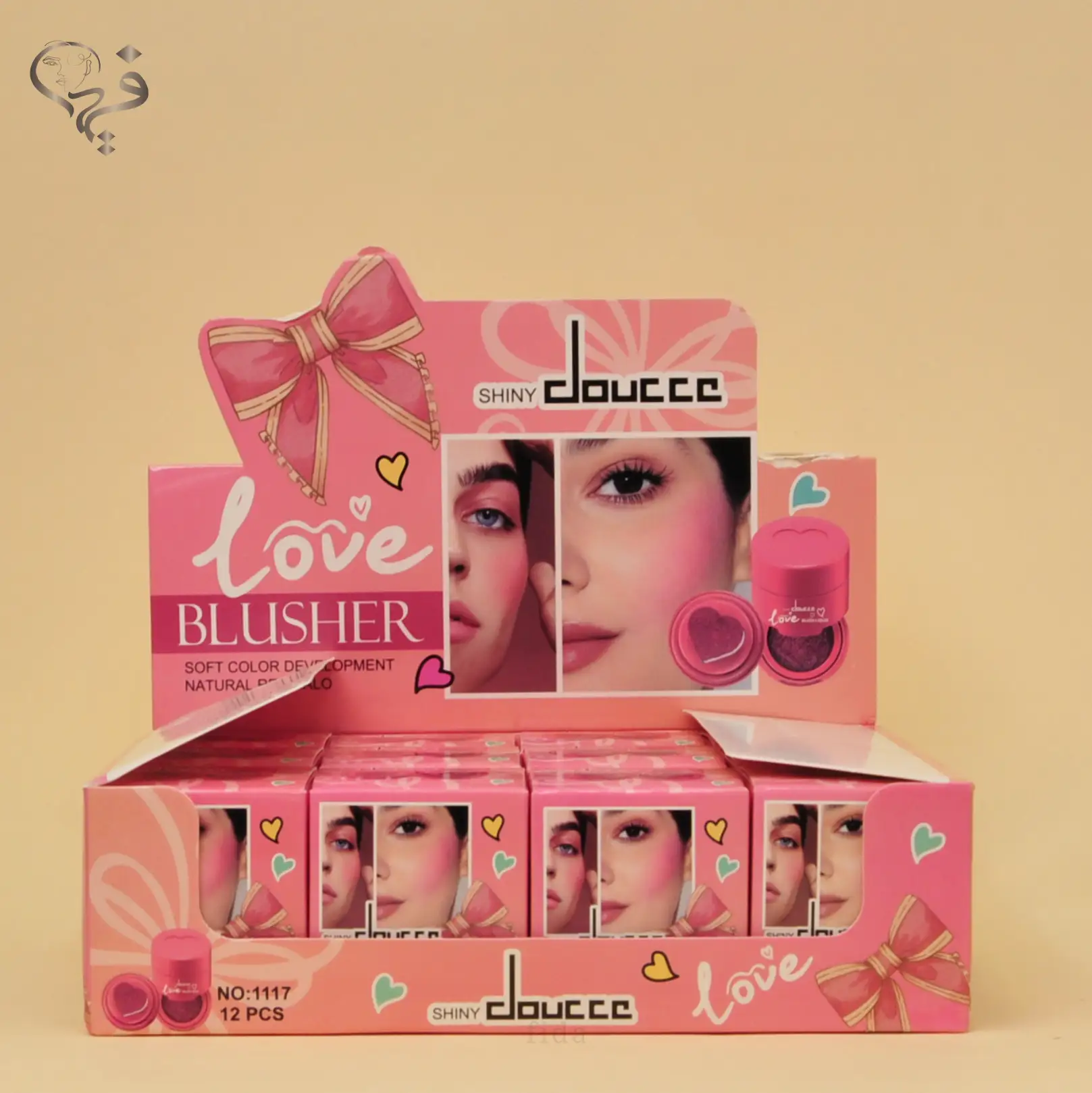 رژ گونه استامپی قلبی دوسه Doucce