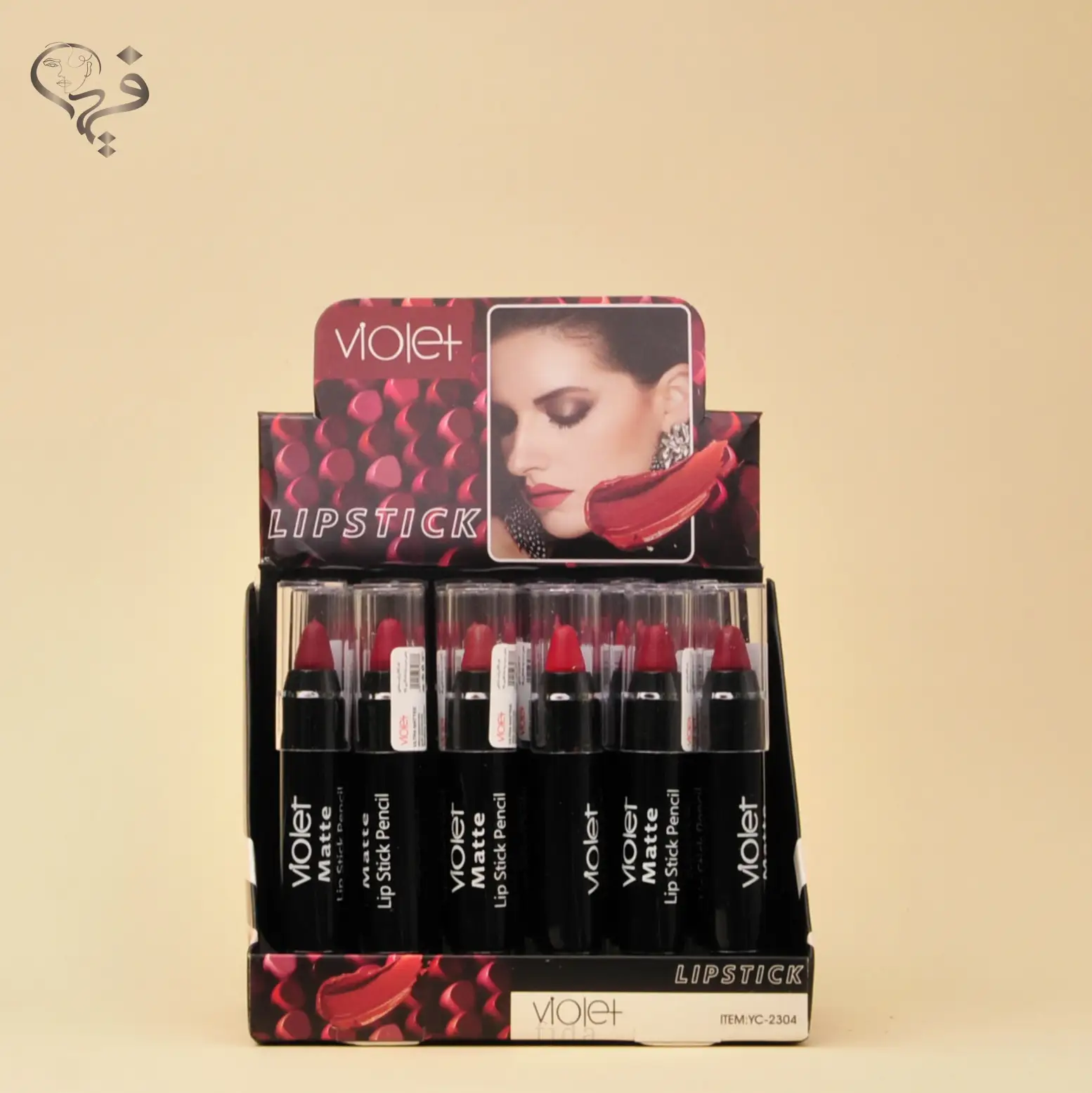 رژ مدادی پیچی ویولت مشکی Violet