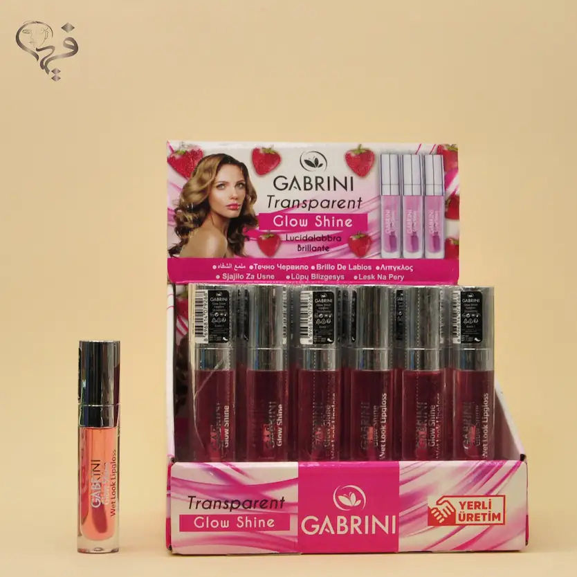 برق لب توت فرنگی شاین دار گابرینی Gabrini