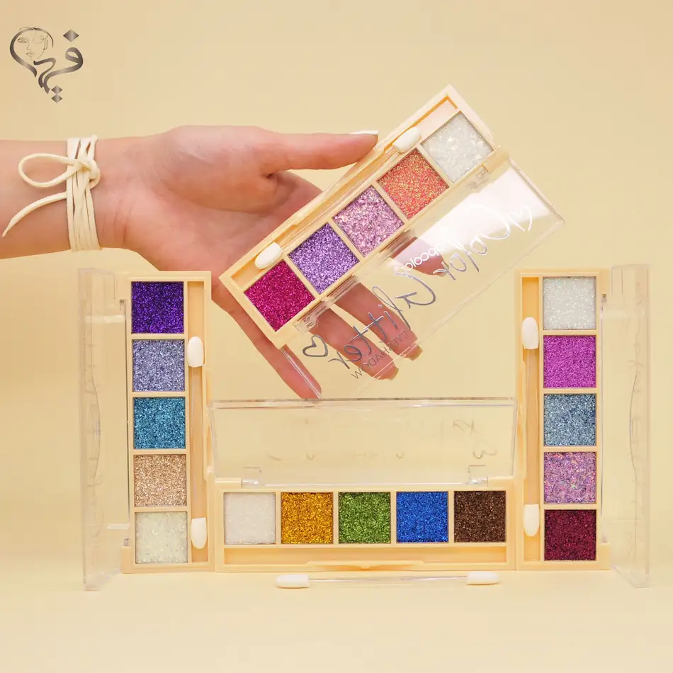 سایه 5 رنگ گلیتری تاپ کالر Topcolor