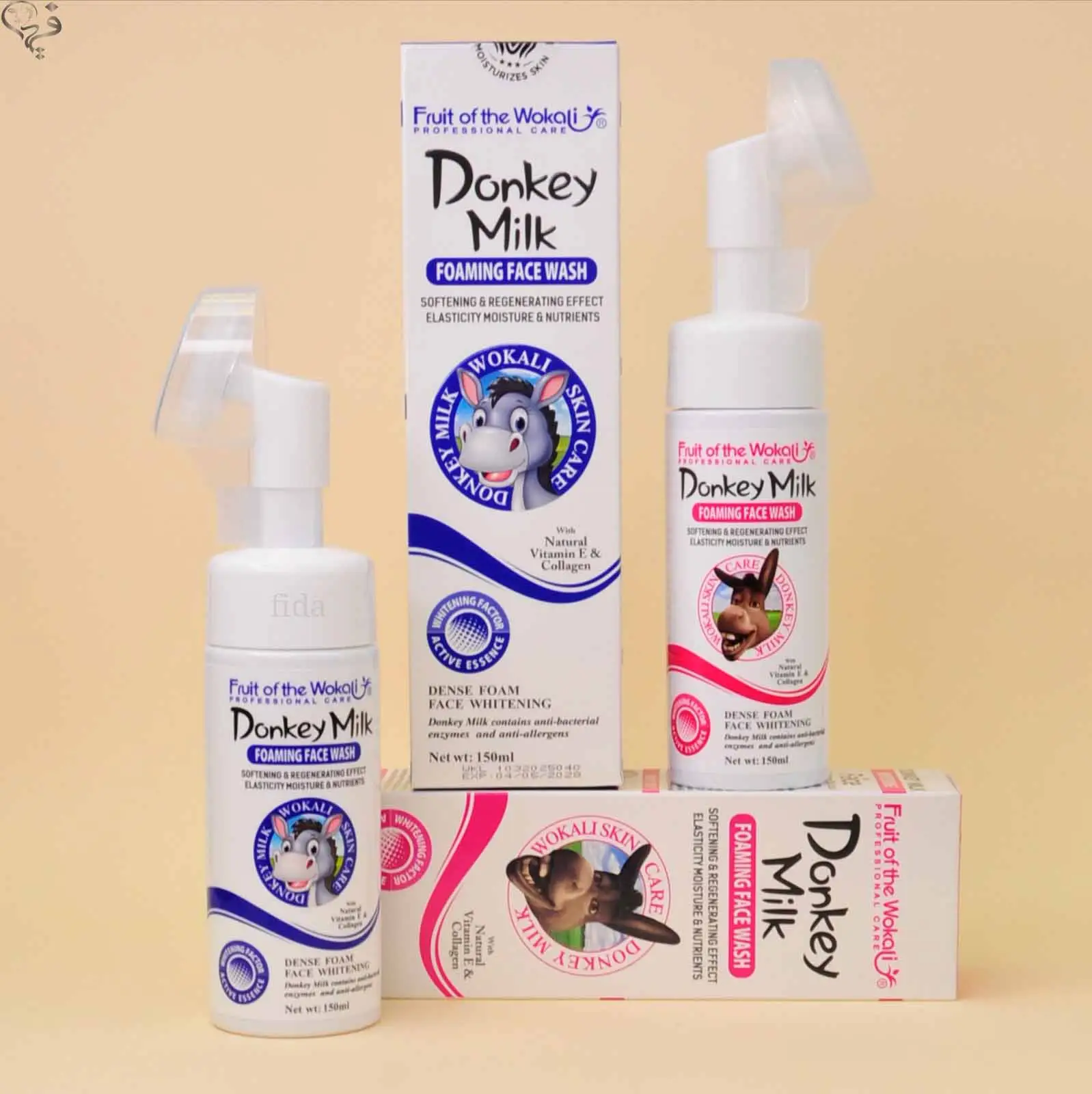 فوم براش دار شیر الاغ وکالی Wokali