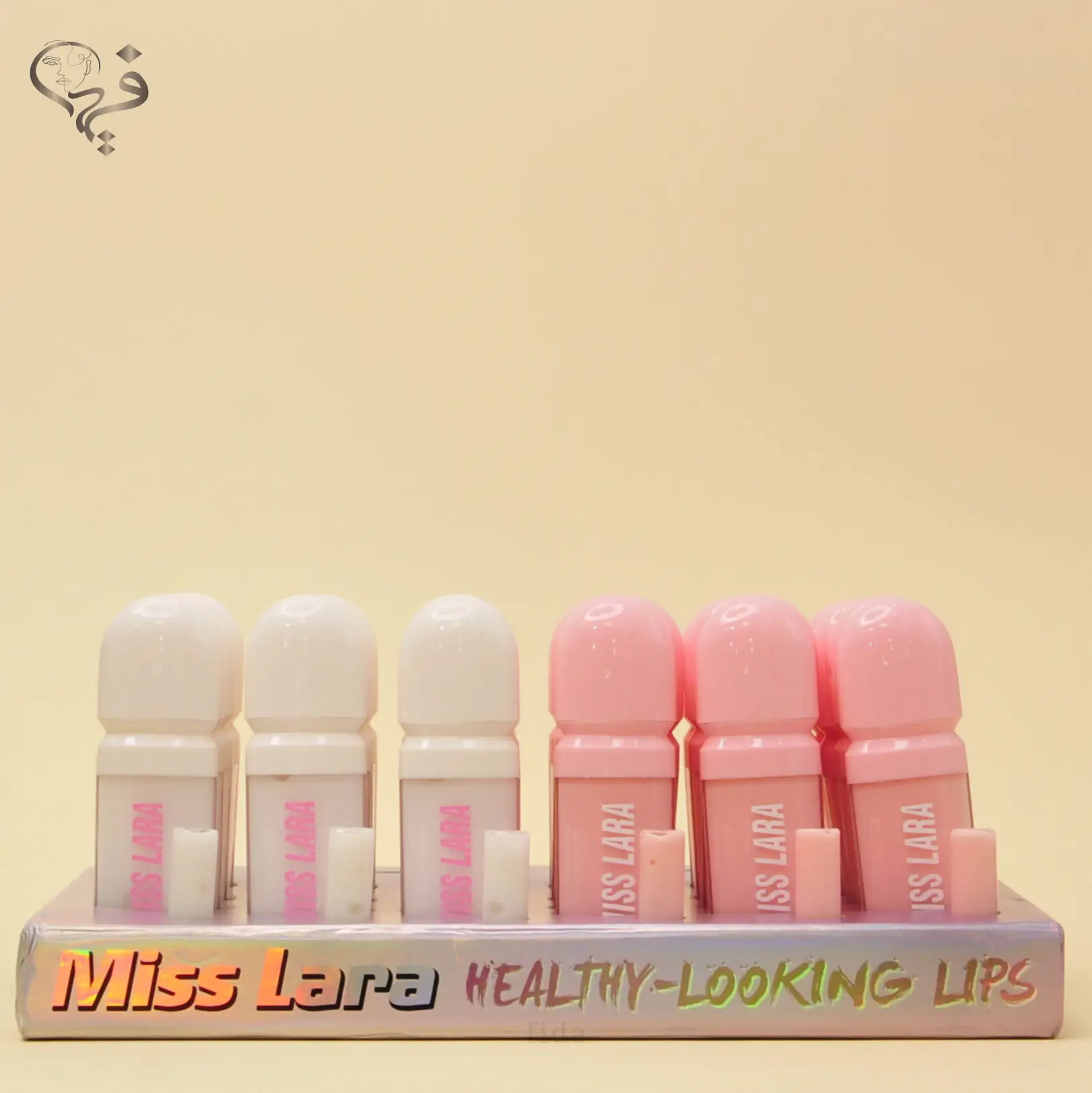 شاین لب سفید و صورتی تستر دار میس لارا Miss lara