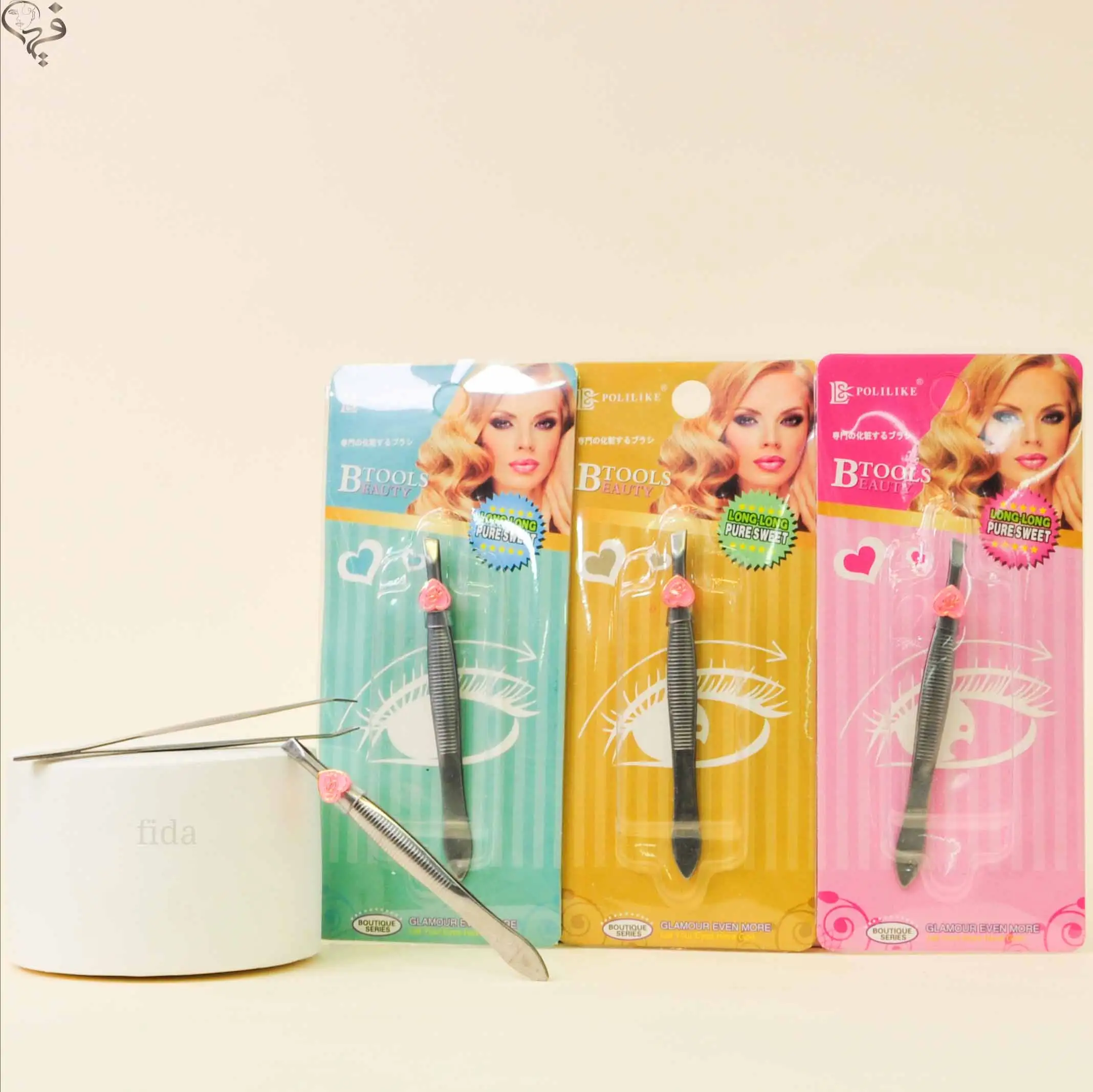 موچین ابرو قلب دار