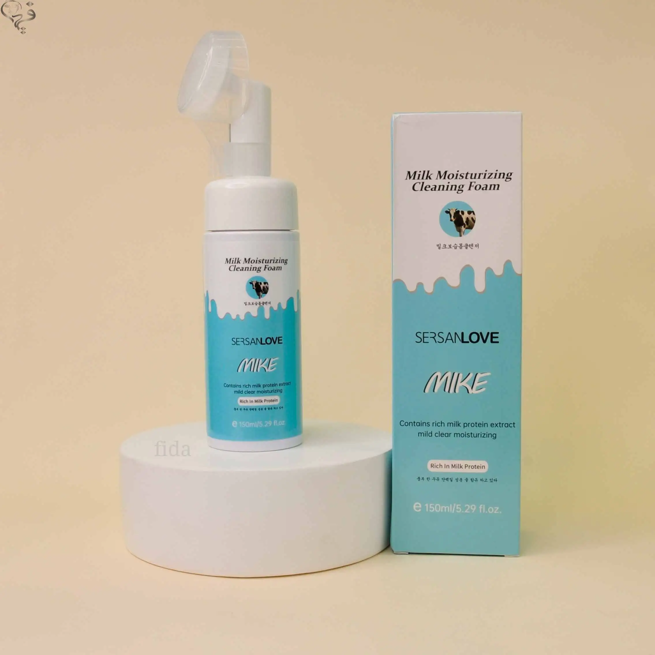 فوم براش دار شیر گاو سرسان لاو SERSANLOVE 