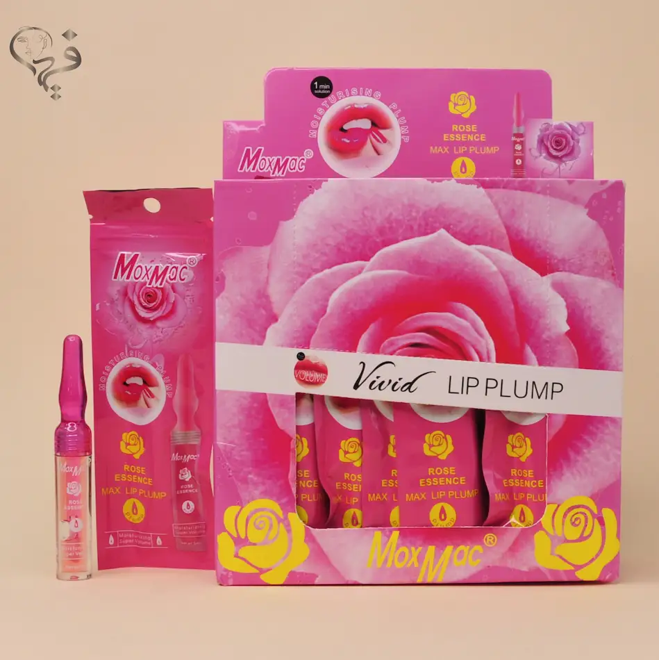 حجم دهنده لب گل رز Moxmac
