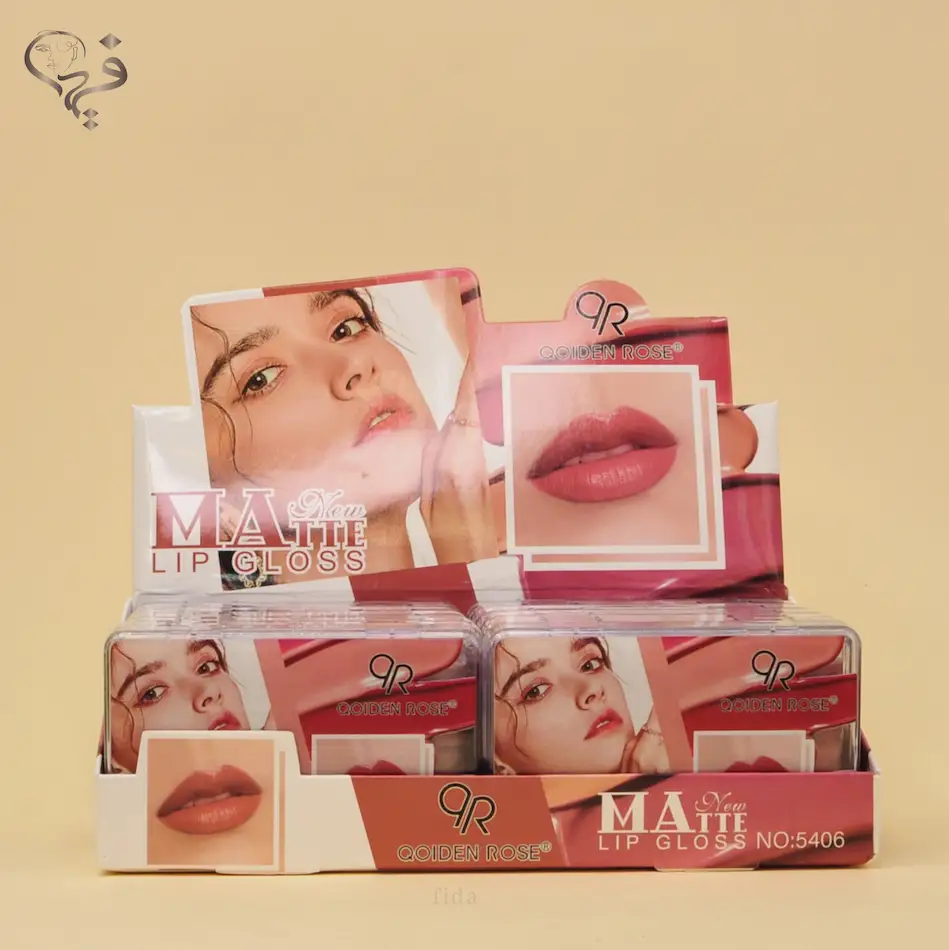 پک 6 عددی رژ لب مایع کوئیدن رز Qoiden rose  