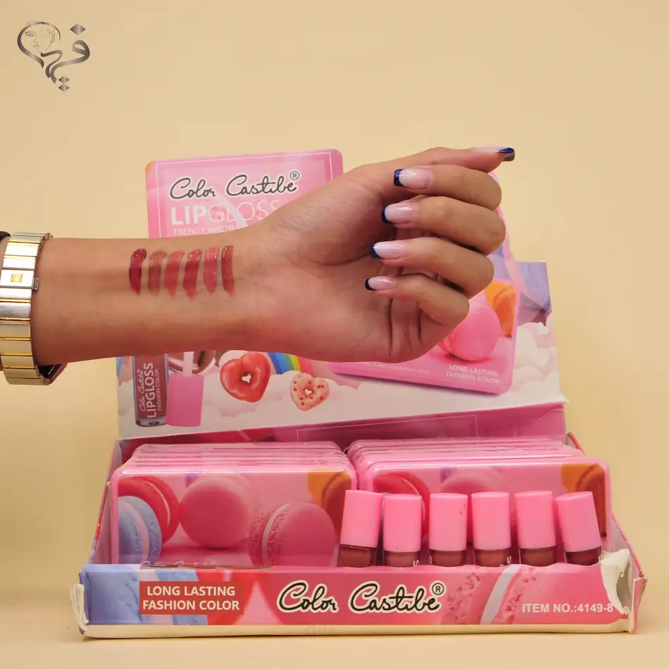 پک 6 عددی رژ لب مینی دونات کالرکاستل Color castle