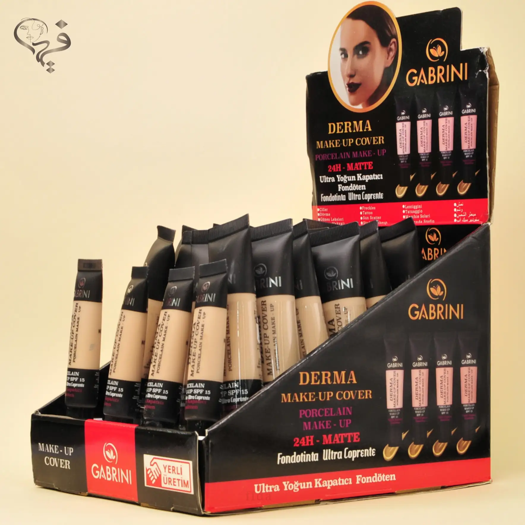 کرم پودر گابرینی مات 2 شماره ای Gabrini 