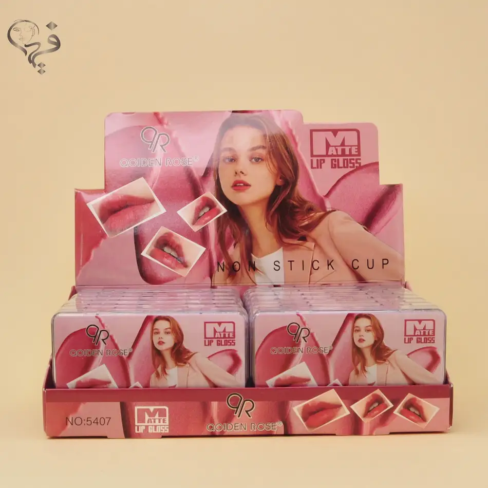 پک 6 عددی رژ لب مایع  کوئیدن رز Qoiden rose  
