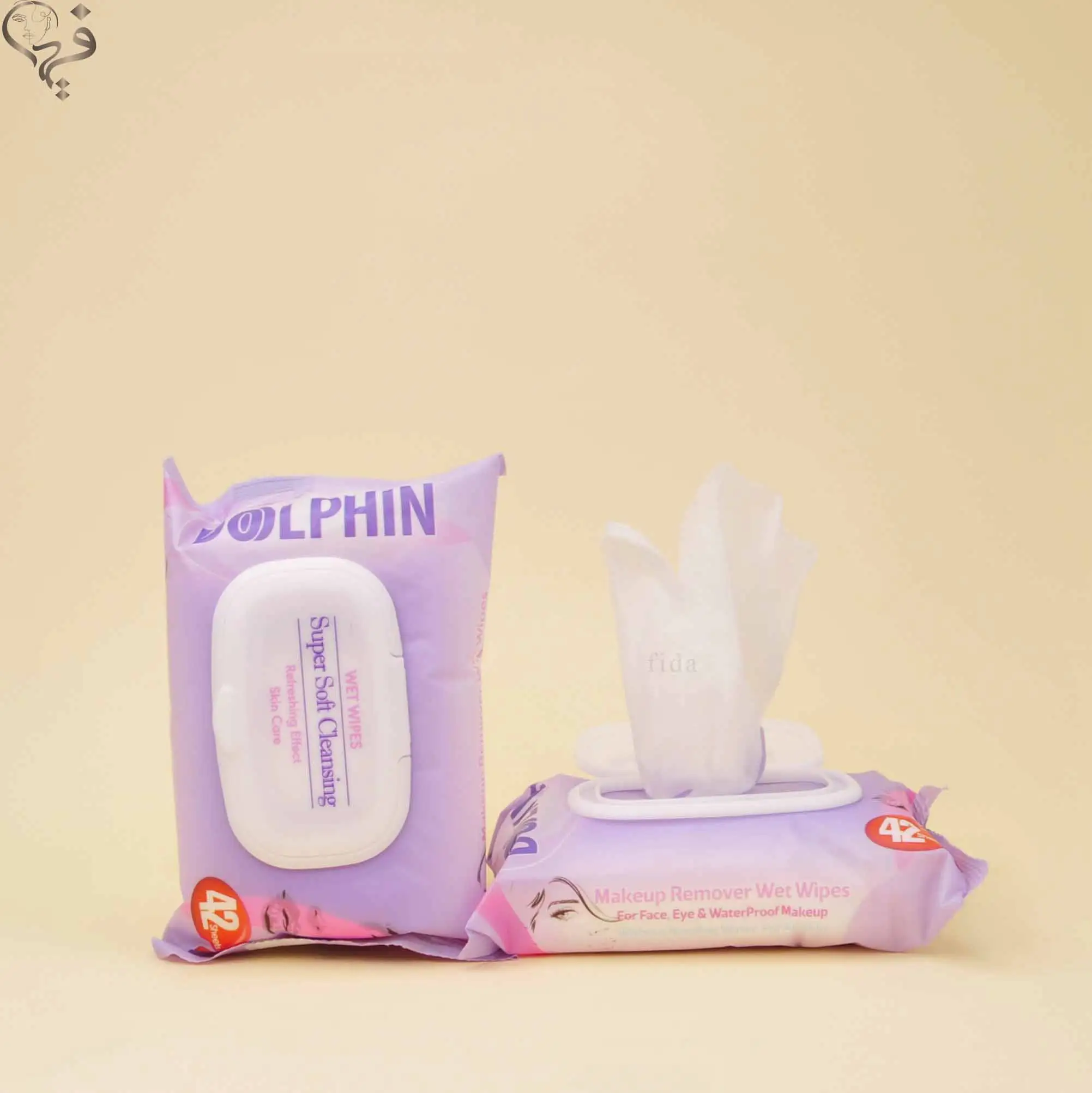 دستمال مرطوب 42 برگ دلفین DOOLPHIN