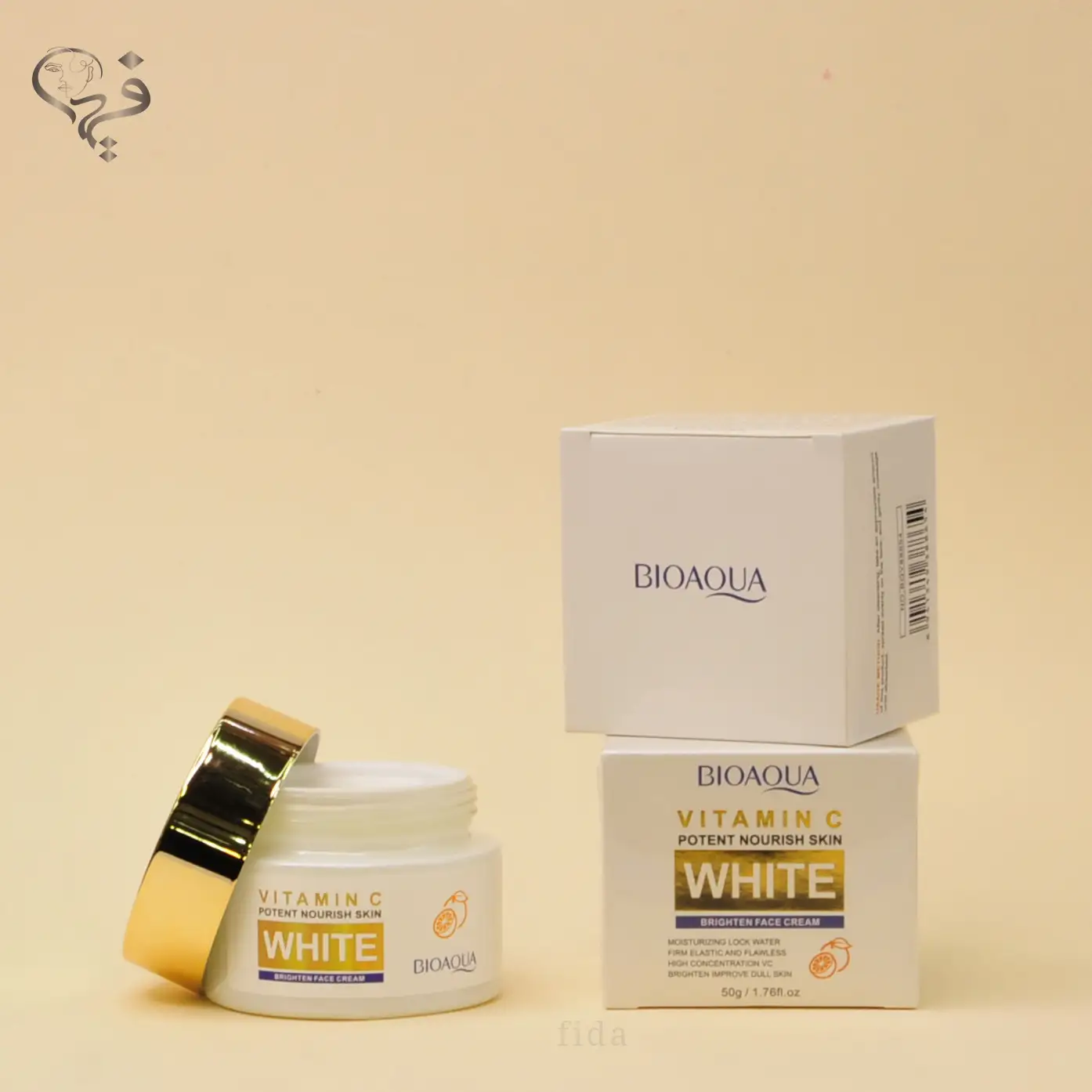 کرم کاسه ای سفید کننده ویتامین سی بیواکوا جلد جدید Bioaqua 