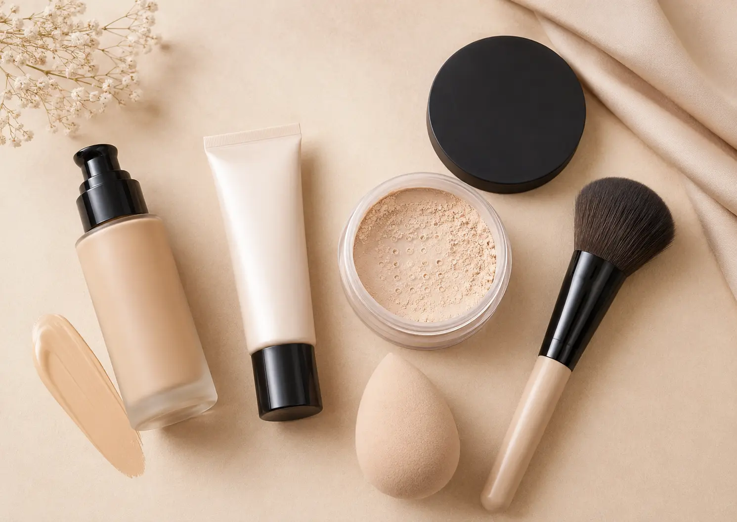 بهترین کرم پودر برای پوست چرب چیست؟ راهنمای انتخاب کرم پودر بدون ماسیدگی و برق افتادن